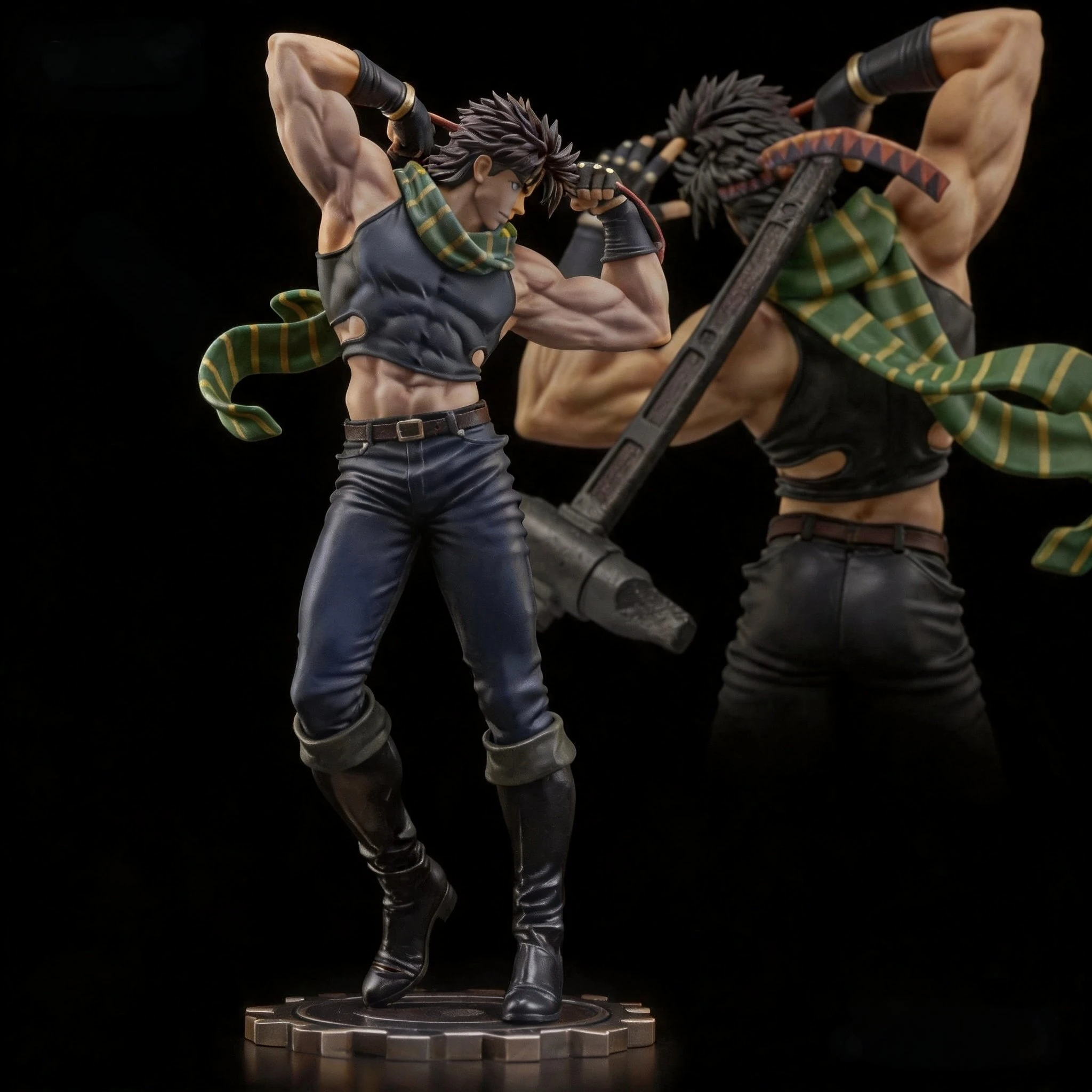Figuras de Anime de 30 cm (11.8 pulgadas) de Josef Joestar, Estatua de PVC, Adorno de Escritorio, Colección de Figuras, Modelo Decorativo para Habitación, Escritorio, Juguetes, Regalos