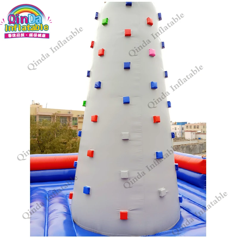 6*6*5M Inflatable Bouncer Games Climbing Tower,Exciting Sport Inflatable Rock Climbing Wall For Sale