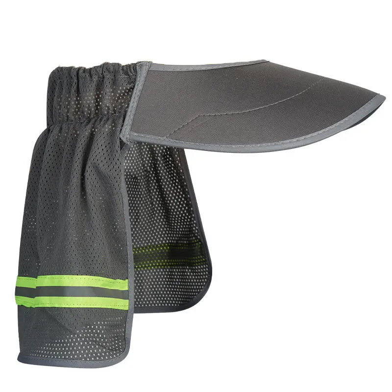 

Hard Hat Sun Shade Wide Brim Reflective Strip Visor Neck Shade Uv Protection Construction Accessories Workers