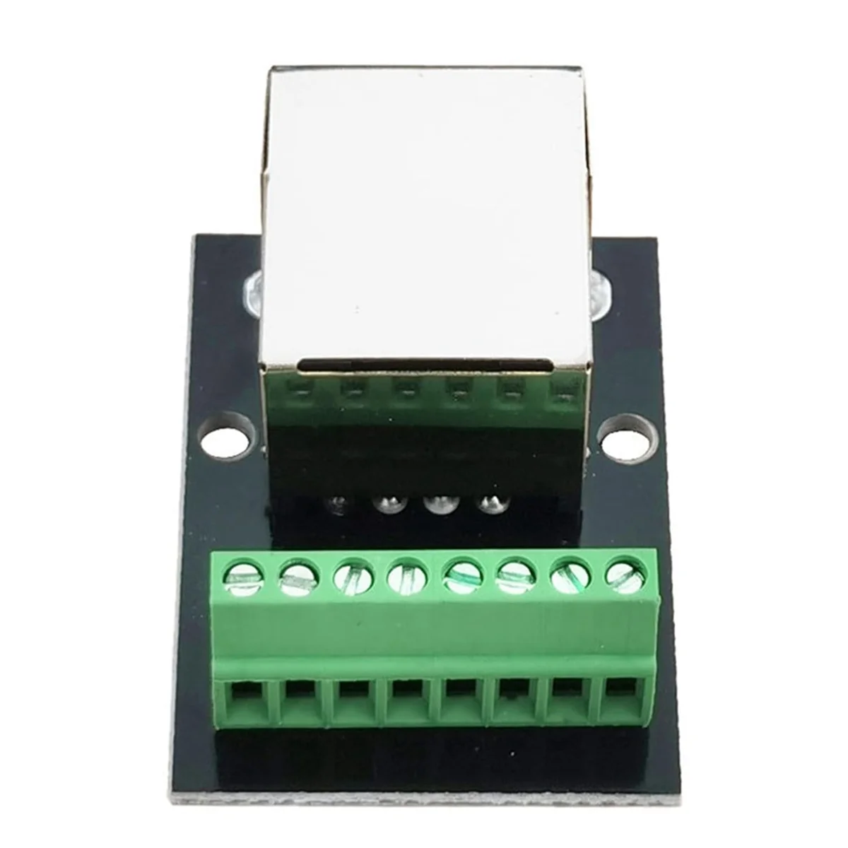 4 STKS RJ45 Ethernet Vrouwelijke Socket Connector Breakout Board, 2.54mm Connector Board Afgeschermde Netwerk Adapter Terminal