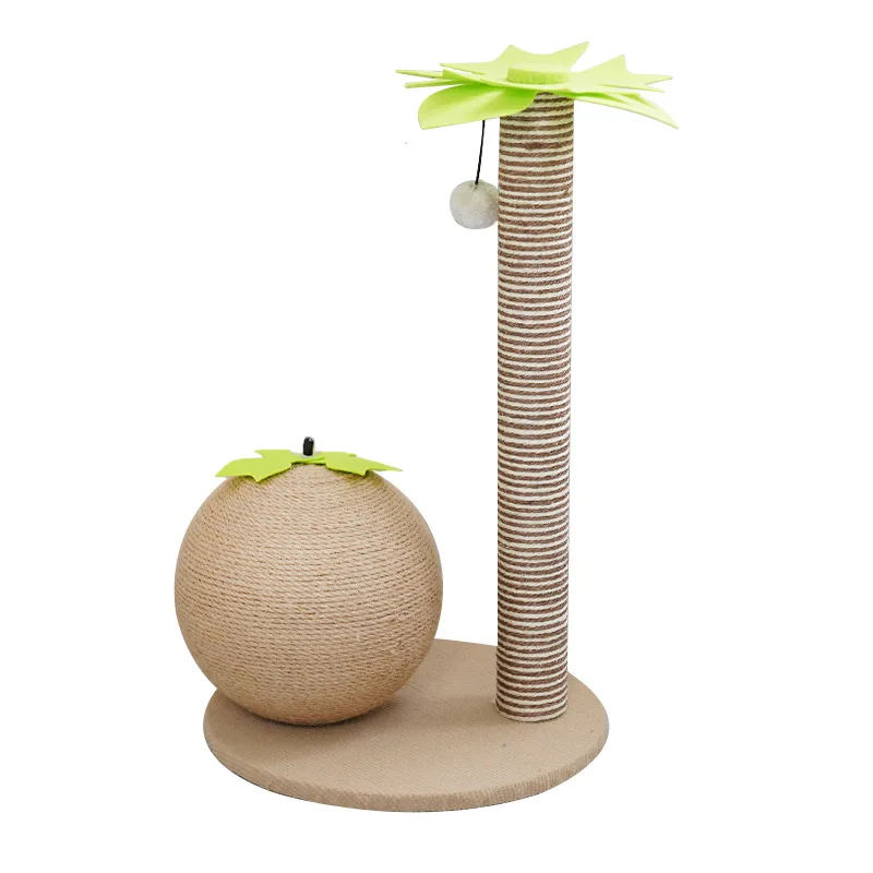 Marco de escalada Para gatos de árbol de coco, columna rascadora de Sisal Para gatos, Tapis creativo resistente a mordeduras, Chat Arranhador Para Gato