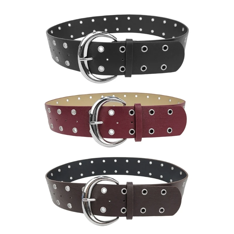 Millennial Grommet Waist Belt Punk Chain For Cowboy Cowgirl Buckle Unique Buckle Waist Chain Millennial Grommet Belt