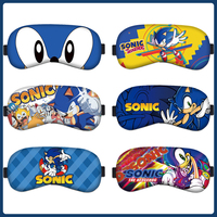 Sonic The Hedgehog Eye Mask Cartoon Sleeping Eyeshade Cover Shade Eye Patch Fashion Men Women Portable Travel Relax Eyepatch