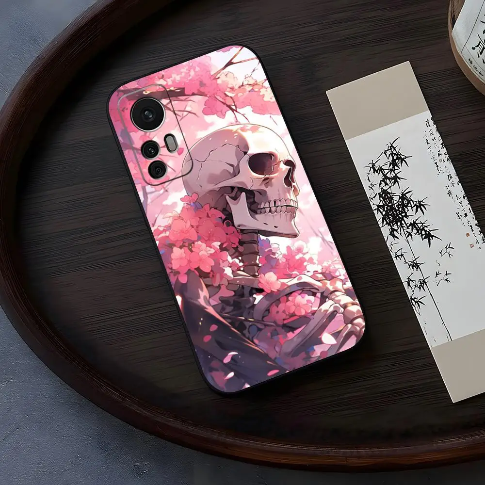 Art Skull Phone Case for Xiaomi Redmi Note 12 10 Pro POCO F4 F5 X5 Pro 14 12 13 11T Lite Ultra Shell Cover