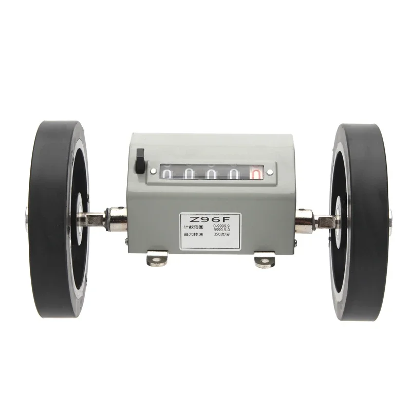 T50 Z96-F Mechanical Meter Counter Length Distance 0-9999.9 Rolling Double Driven Recorder Mechanically Wheel