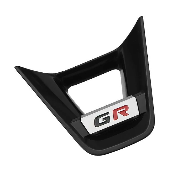 For Toyota GR Corolla 2019-2021 RAV4 2020 Car Interior Decoration Steering Wheel Panel Sequins Cover Bottom Trim Sticker Styling view 6