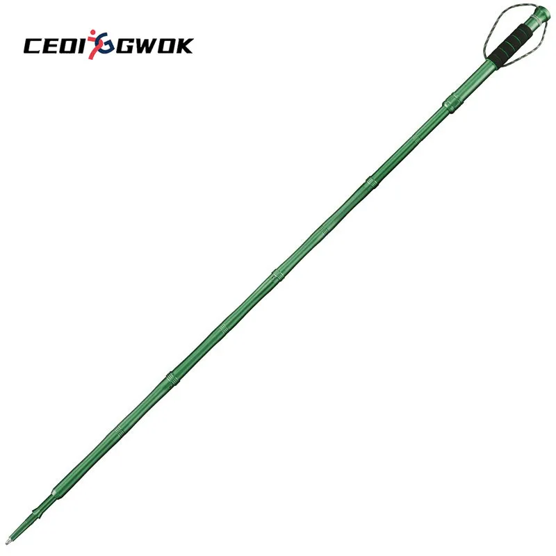 CEOI GWOK Walking Stick Ultralight Trekking Poles Adjustable Aluminum Auto-Locking Anti-Slip Wear-Resistant Adults Children