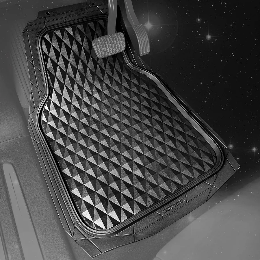 3 صف الحصير سيارة مطاطية شديدة التحمل DeepDish AllWeather لمدة 7 مقاعد 8 مقاعد 2nd and 3rd الحصير مقاوم للماء العالمي تقليم صالح #2