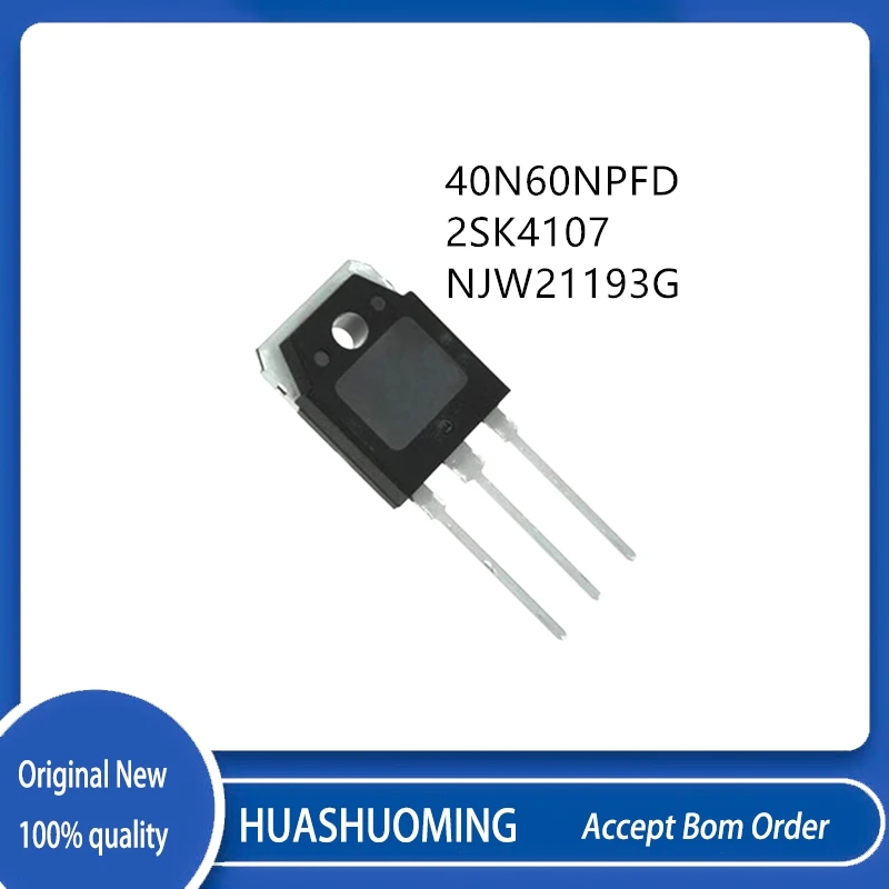 10Pcs/Lot 40N60NPFD 40N60PFD K4107 2SK4107 NJW21193G 21193G TO-3P