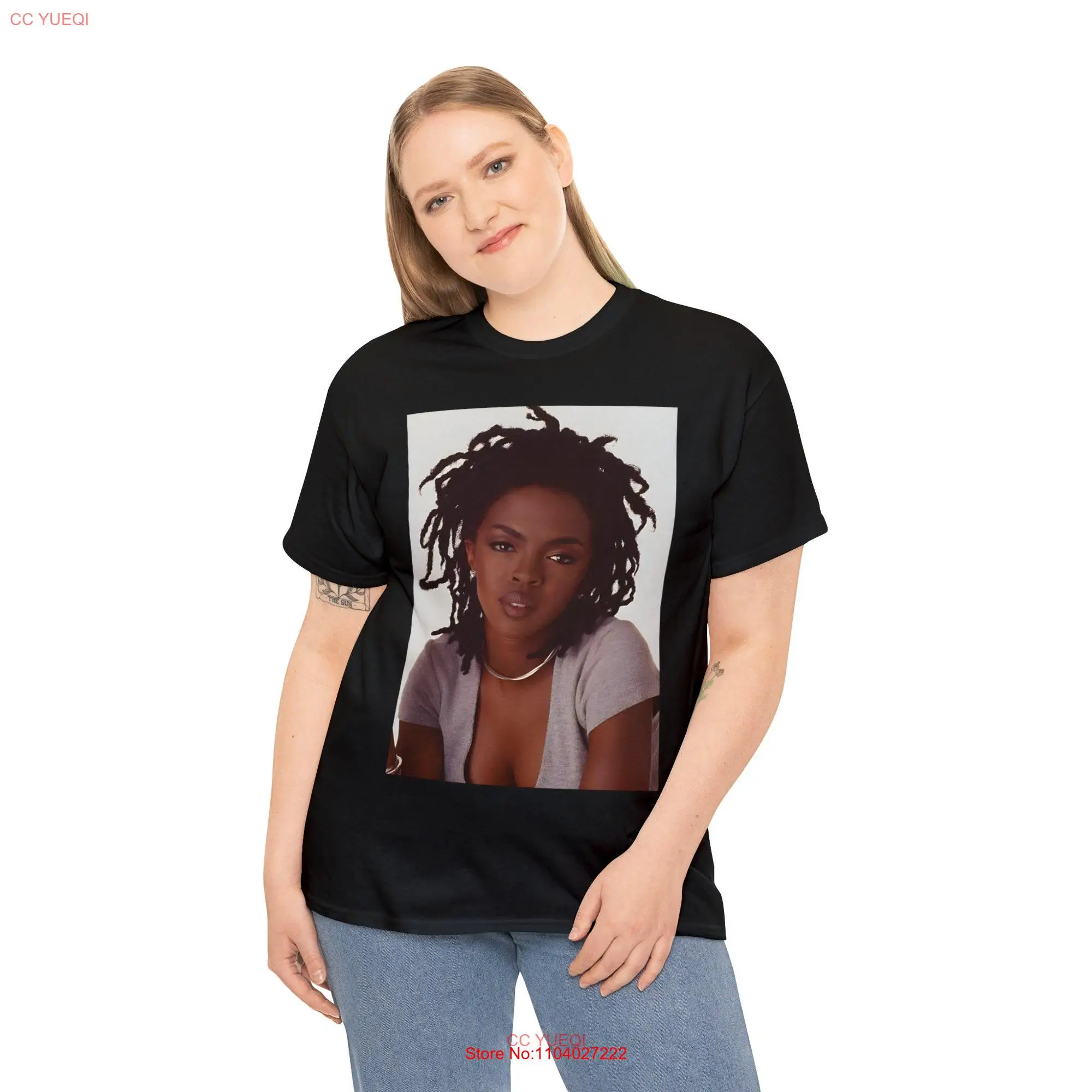 Lauryn Hill T Shirt R B Legend Vintage Style Tribute  Cotton Sizes S 3XL long or short sleeves