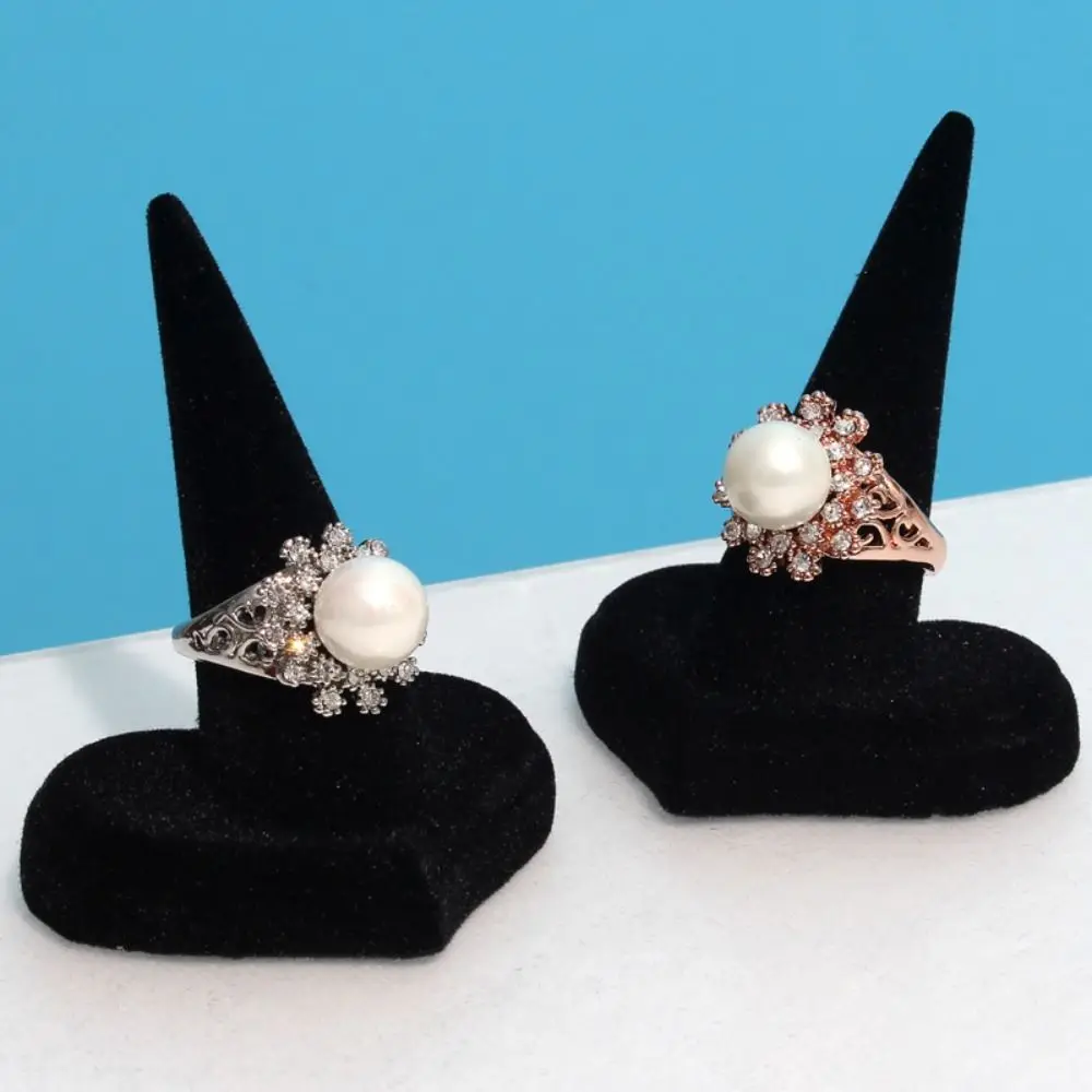 

Simple Organizer Rings Display Holder Bracelet Ornaments Jewelry Display Rack Storage Velvet Ring Display Stand Women