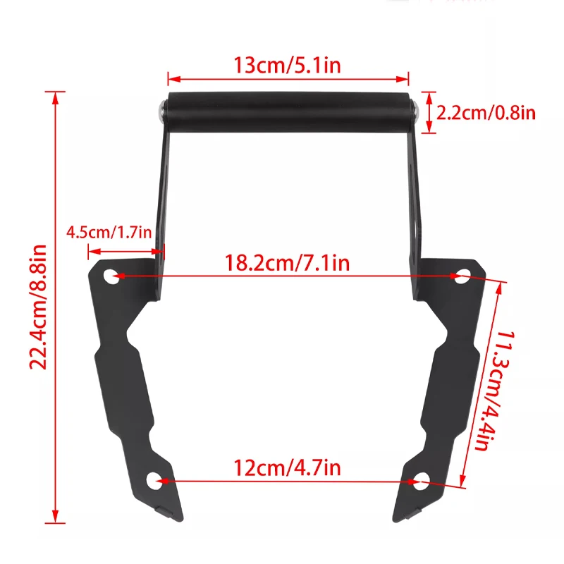 Voor Honda XL750 XL750 Transalp 2023-2025 Motorfiets Accessoires Gps Telefoon Navigatie Beugel Montagebeugel Adapter Houder