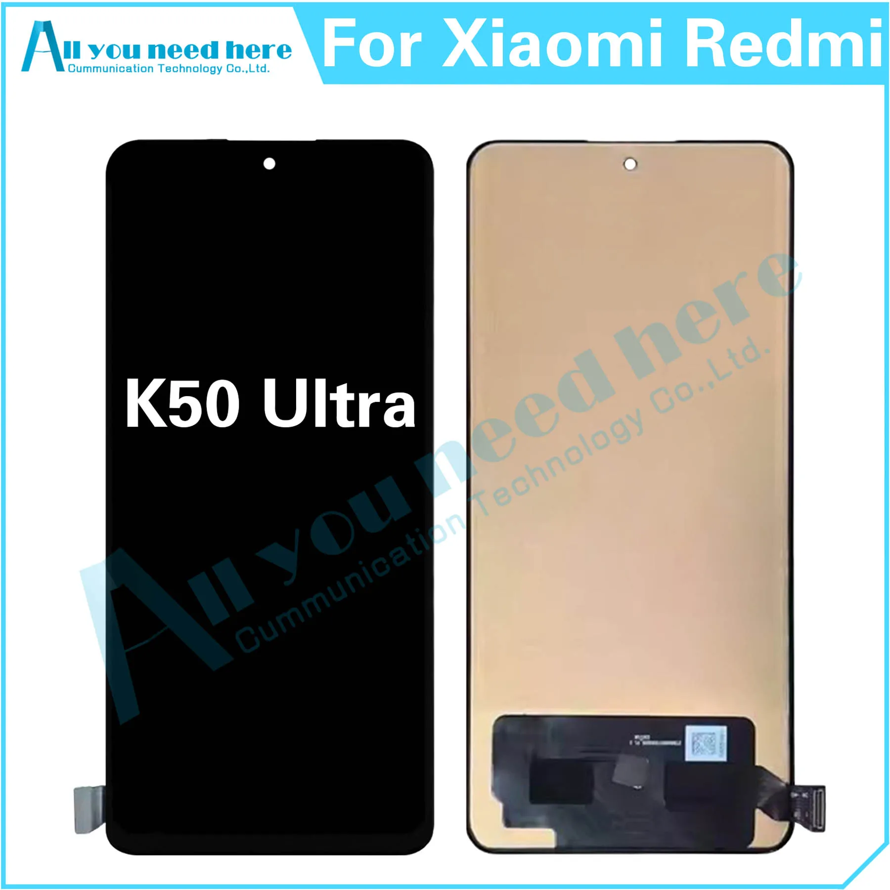 

100% Test For Xiaomi Redmi K50 Ultra LCD Display Touch Screen Digitizer Assembly For K50Ultra Repair Parts Replacement