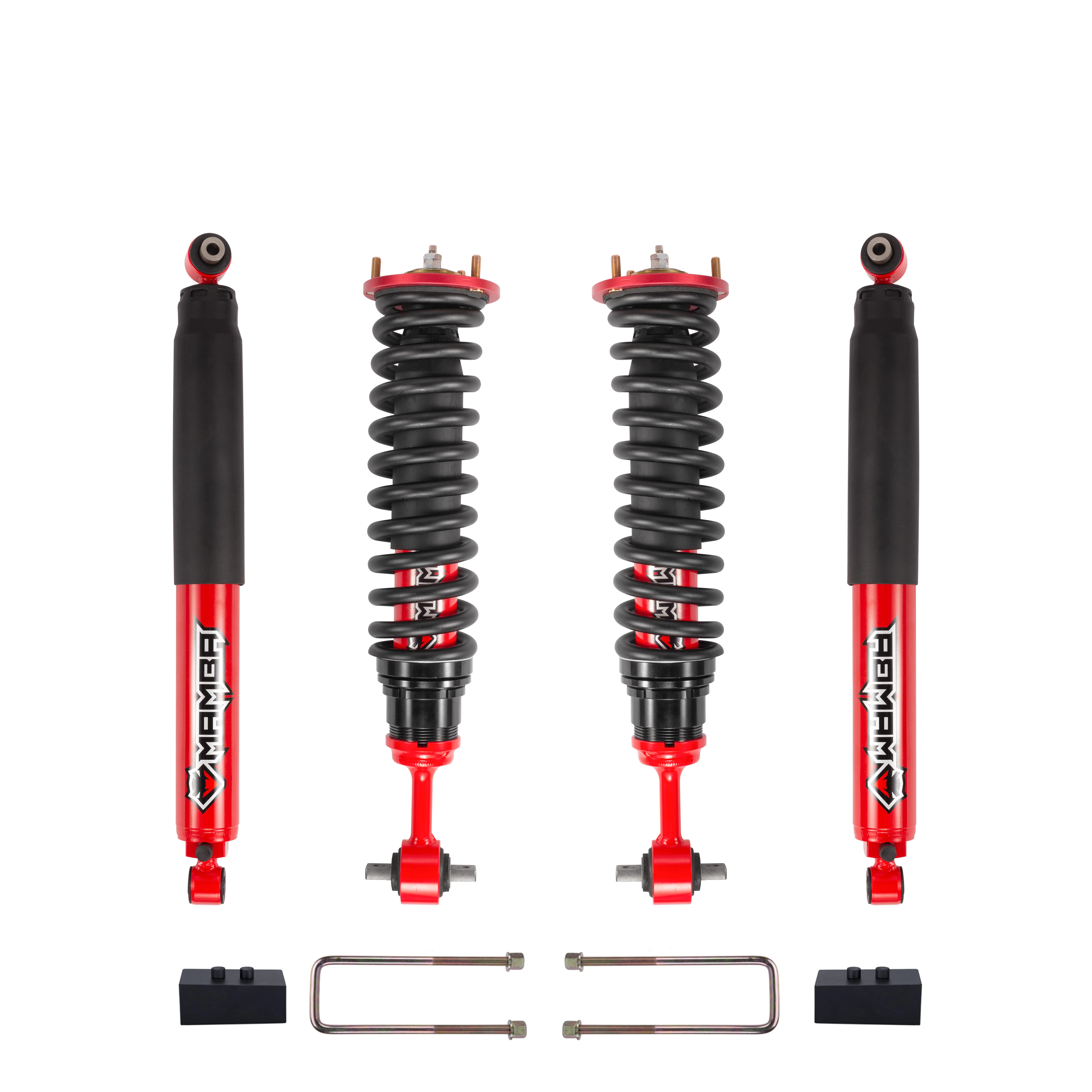 

For Ford F-150 Foam Cell Adjustable Shock Absorbers 2 Inches Lift Off-road Suspension Upgrade Kit High Performance