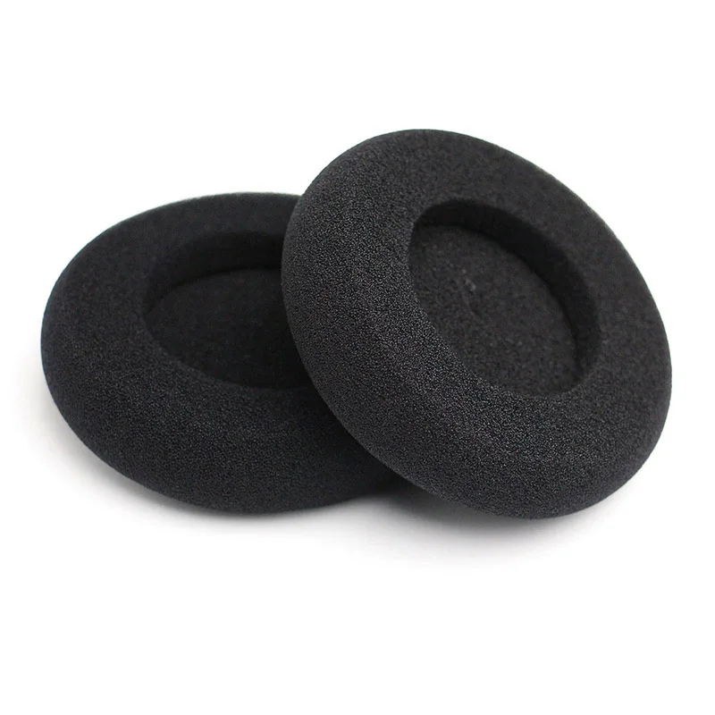 

1 Pair Earphone Cover Black Ear Pads For GRADO SR60 SR80 Headsets Replacement SR125 SR225 M1 M2 Soft Foam Practical Useful