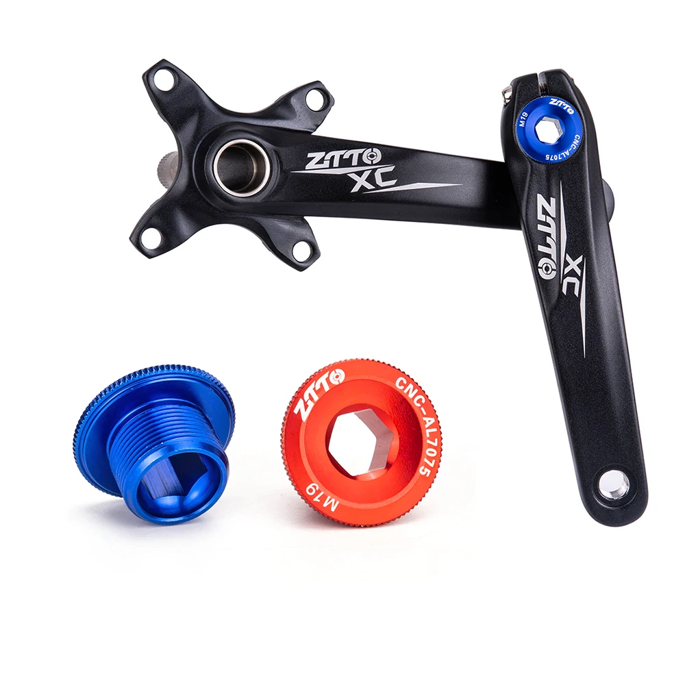 ZTTO Bicycle Crank Arm Bolt Aluminum Alloy Crank Screw Caps MTB Road Bike Crank Cover Screws M20 M19 M18 Universal For M6000 105