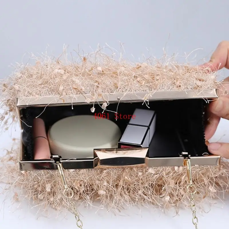 

Simple Clutch Purses Party Purse Fashion Wallet Handbag Evening Tassels Clutch Bag Wedding Party Chains Shoulder Bag