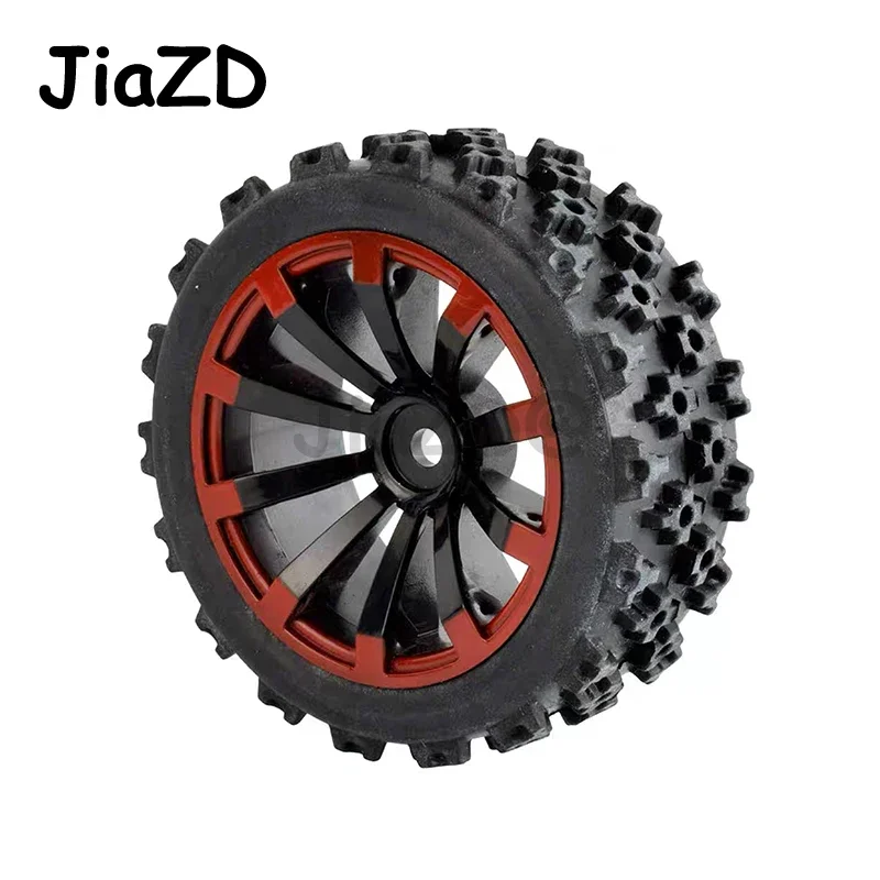 4pcs RC 1/10 Buggy Wheels & Tires 12mm Hex wear-resisting of a sponge on the road of the road race Desert Plum blossom pattern