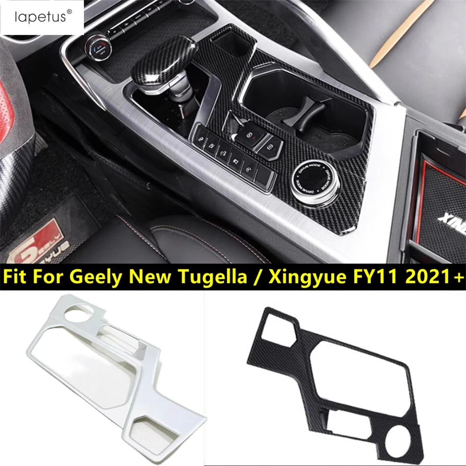 

Car Center Control Gear Shift Water Cup Holder Panel Cover Trim Accessories For Geely New Tugella / Xingyue FY11 2021 2022 2023