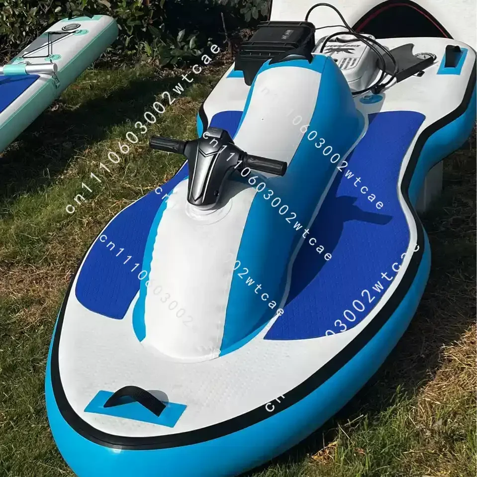 Water Entertainment Riding Boat Remote Control Electric Inflatable Jet Ski Underwater Propulsion