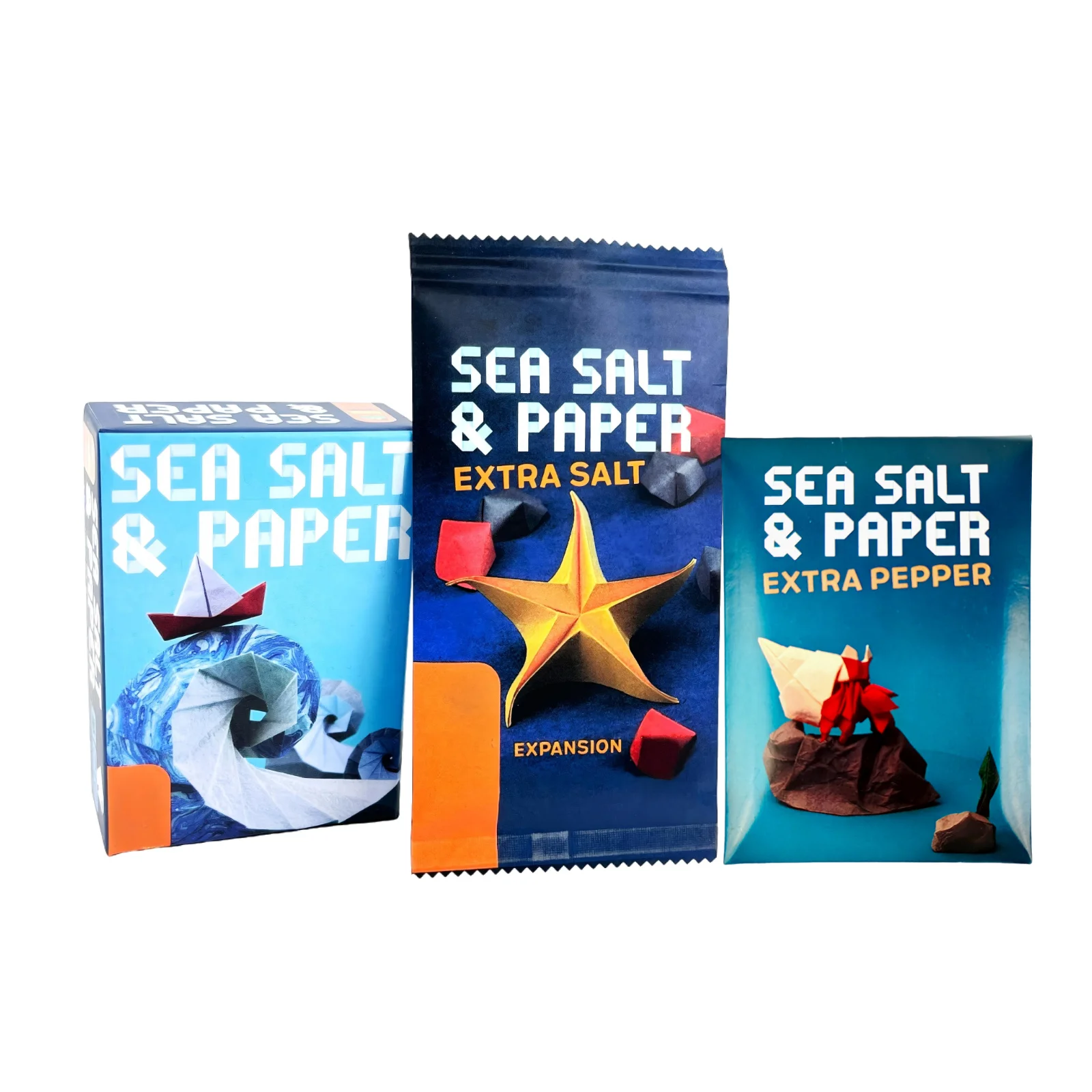 Board Game Ocean Theme Strategy:Sea Salt Paper / Extra Salt / Extra Pepper, Birthday Gift Idea Icebreaker Card Game