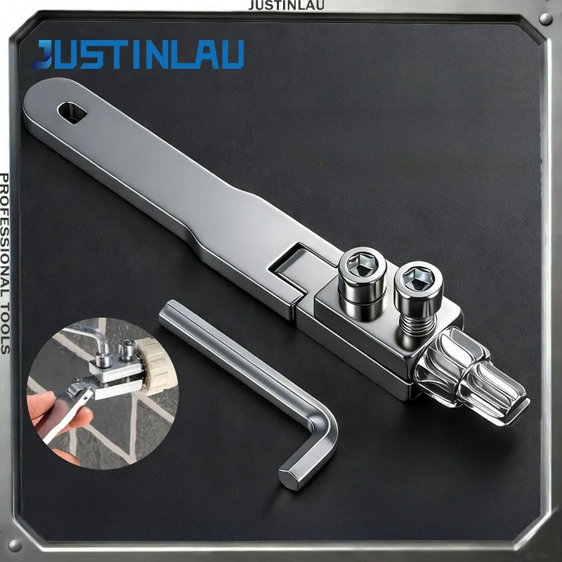JUSTINLAU 1 Stück Verstellbares 4/6-Winkelventil-Drahtbrecher-Werkzeug für Wasserhahn-Winkelventil-Reparatur, manuelles Reparaturwerkzeug