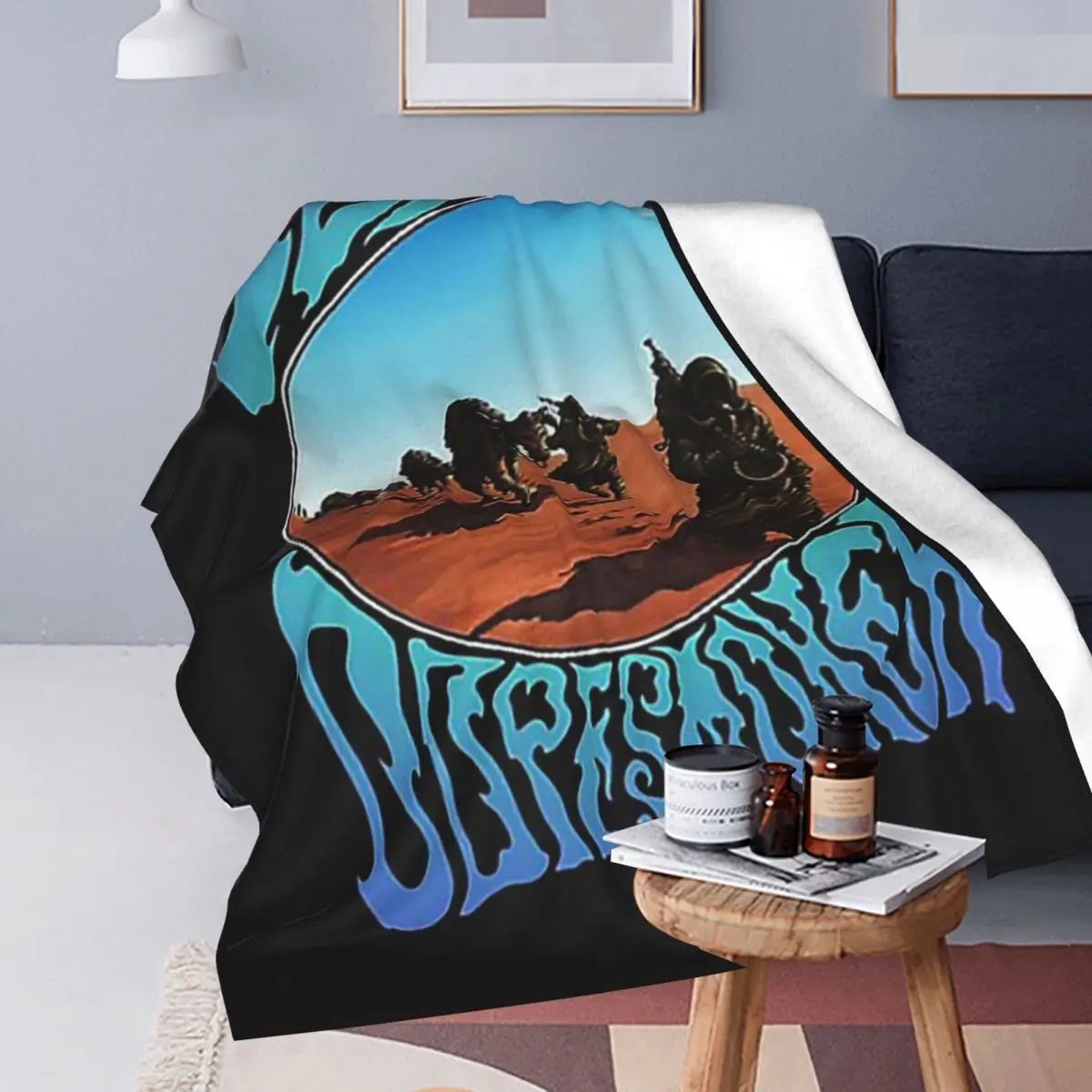 Sleep Stoner Metal Band - Album Cover Dopesmoker Blankets Soft Warm Flannel Throw Blanket Plush for Bed Living room Home Sofa