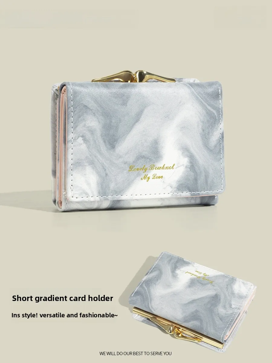 CAPIE&KURI 오리지널 중국 잉크 스타일 멀티 카드 슬롯 여성용 학생용 소형 트라이 카드 홀더 패셔너블