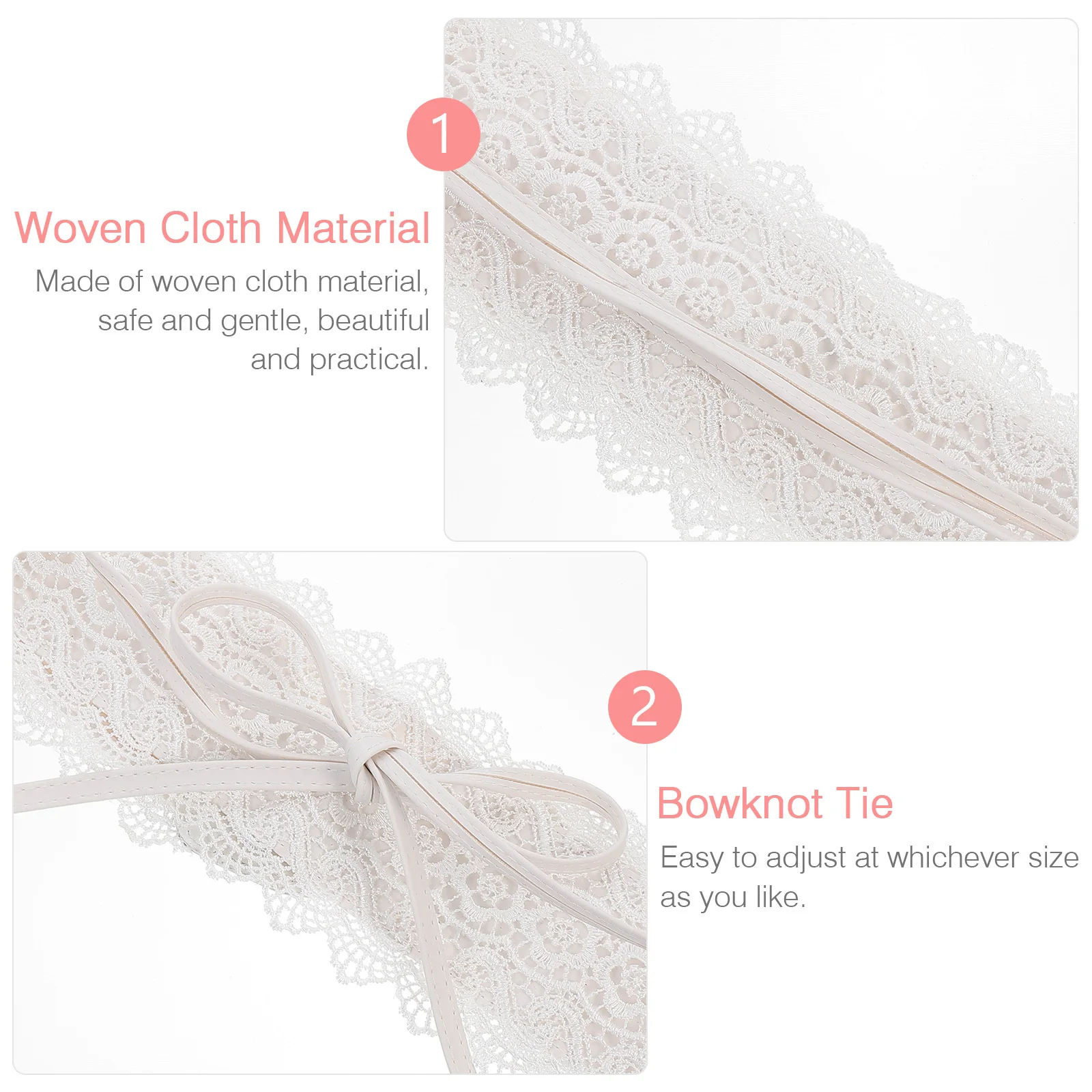 レディースホワイトレースウエストベルトワイドバンド調節可能な蝶結びタイドレス用スリムデコレーションコルセットベルトレースワイドバンド