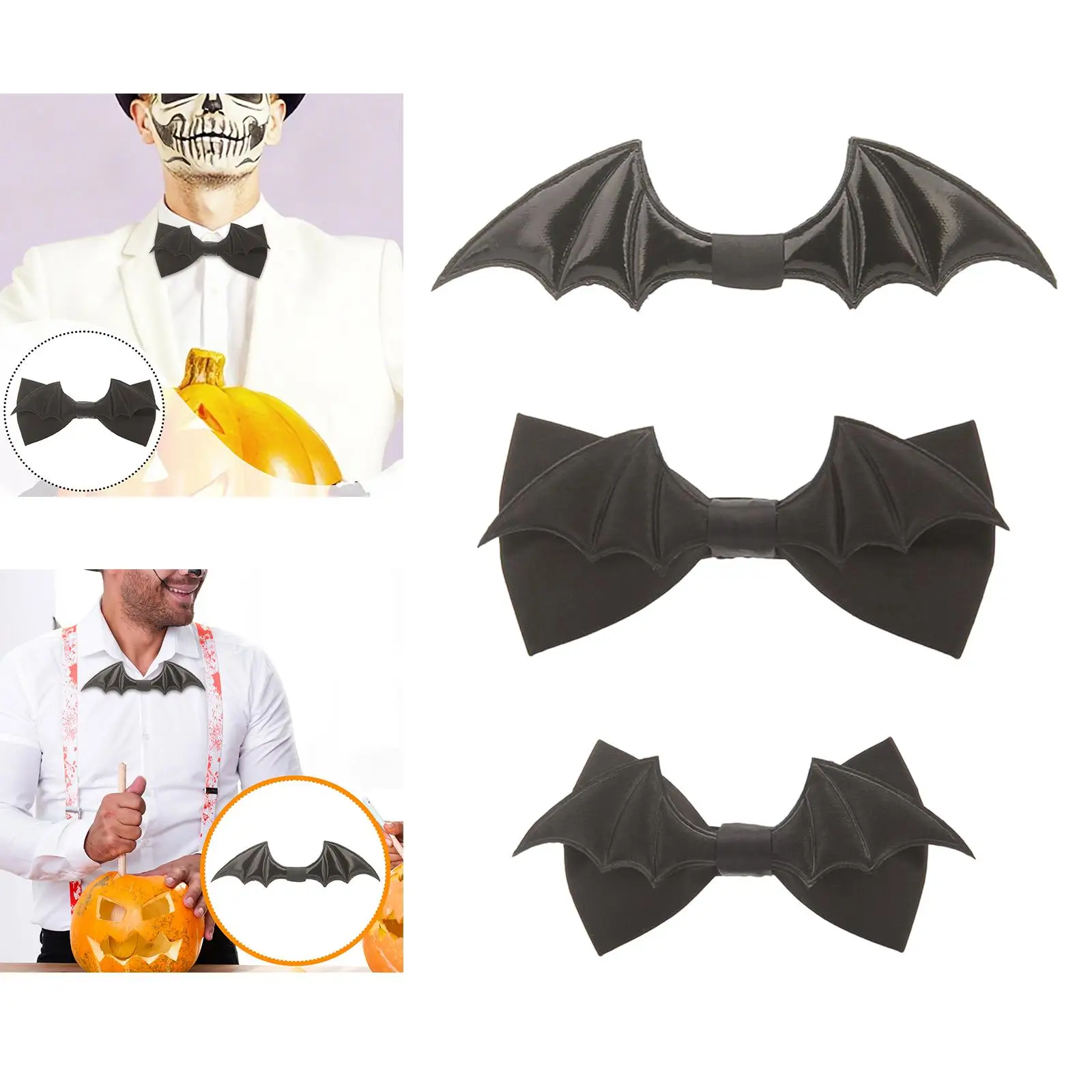 Nœud papillon chauve-souris d'halloween, fournitures de fête, nœud papillon de fête à la mode pour spectacle sur scène