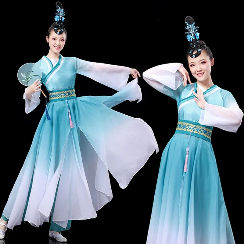 

Adult classical dance costume female Piaoyi 2025 new Yangko dress fan dance suit Chinese style modern dance clothing