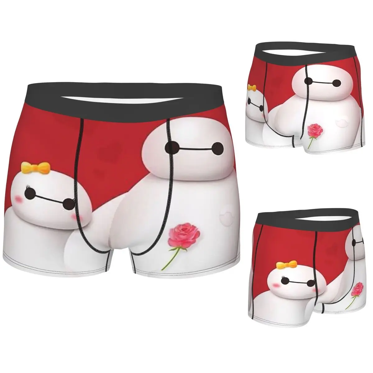 

Boxer Underpants Shorts Big Hero 6 Cartoon Panties Men's Ventilate Underwear for Homme Man Boyfriend Gifts