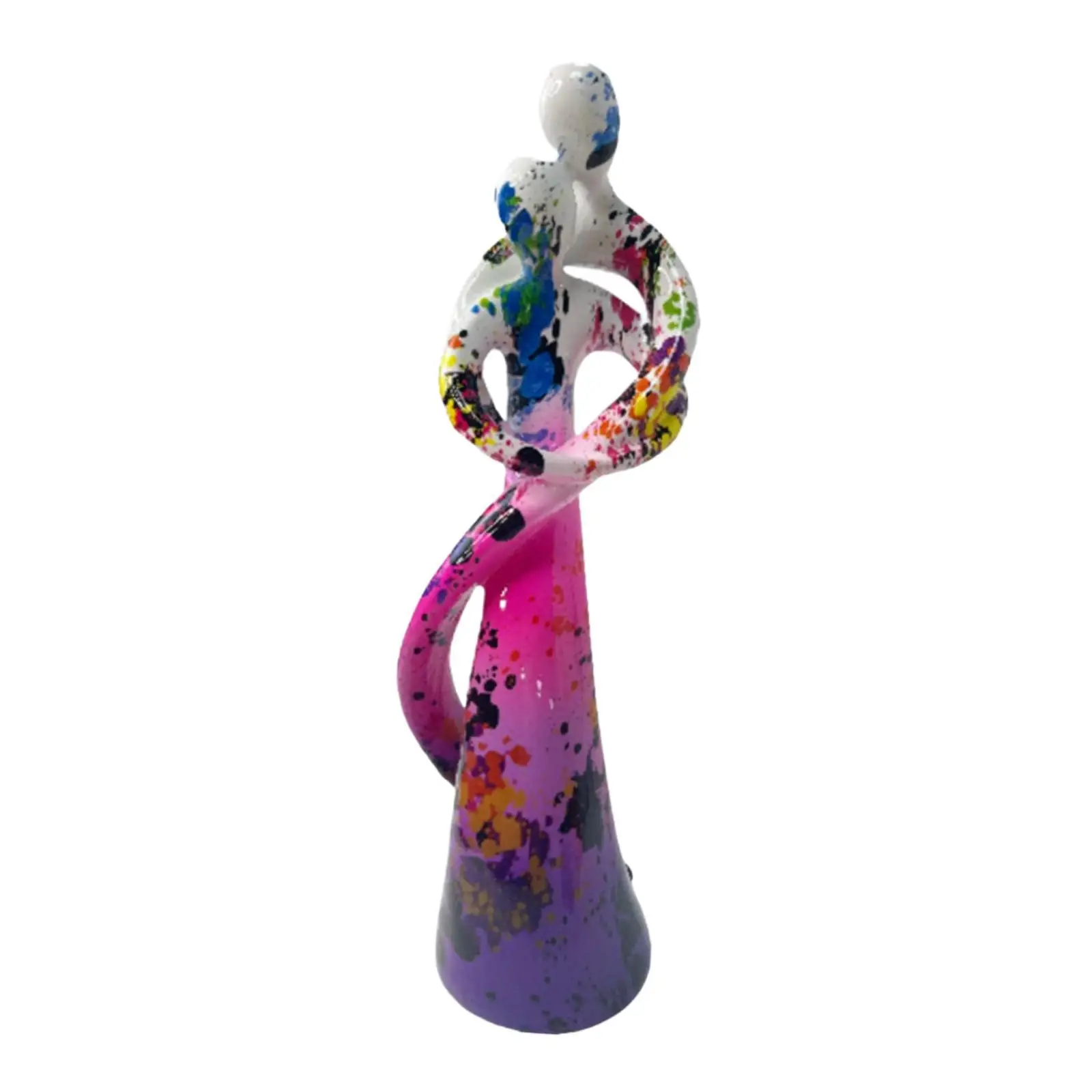 Embracing Couple Figurine Valentine Decoration for Dining Room Fireplace