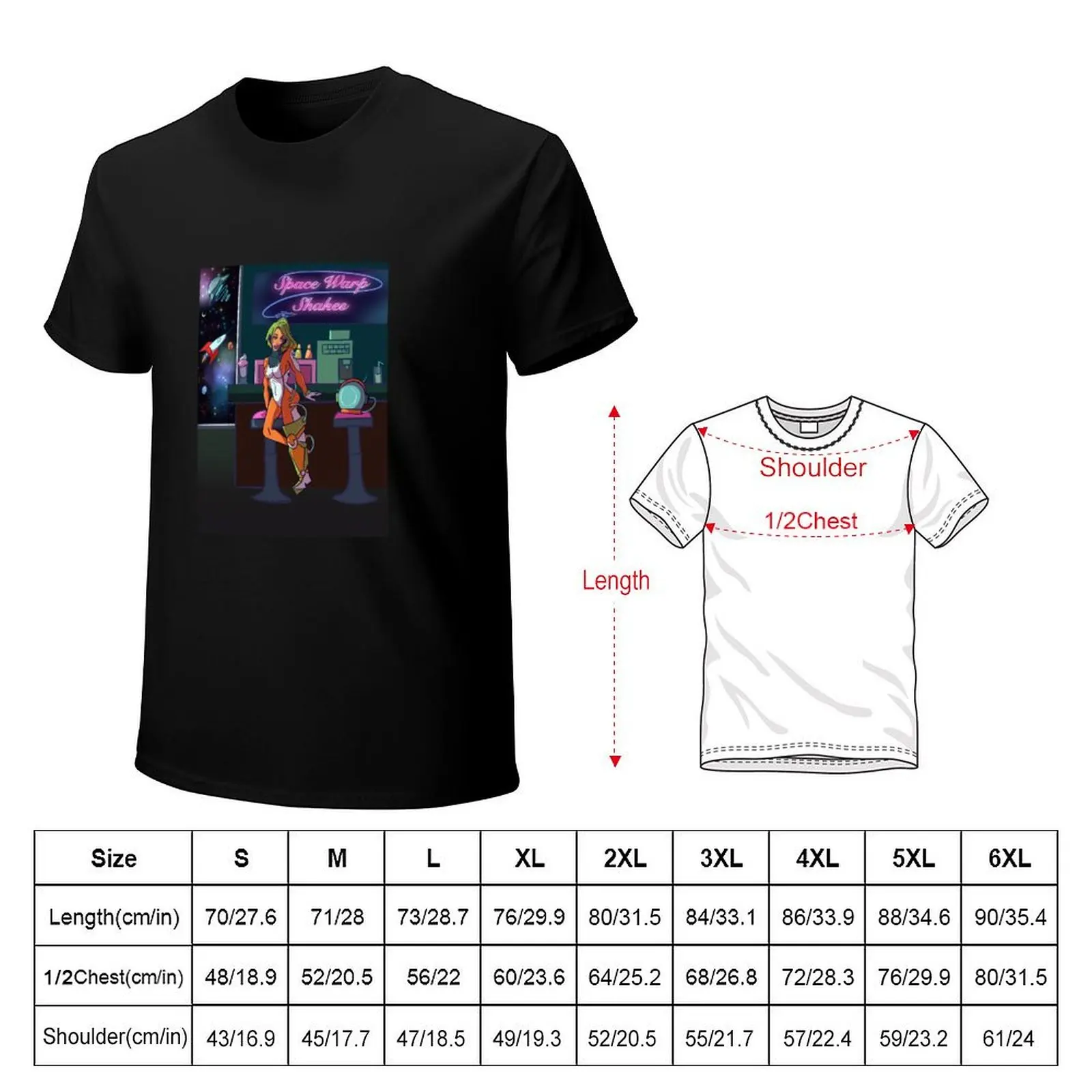 space girl #3 space warp shakes T-Shirt Dry Fit Running Short Sleeve Top