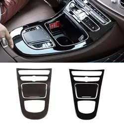 For Mercedes Benz E Class W213 S213 A238 C238 2019 2020 2021 ABS Car Center Console Gear Shift Panel Cover Decorative Trim