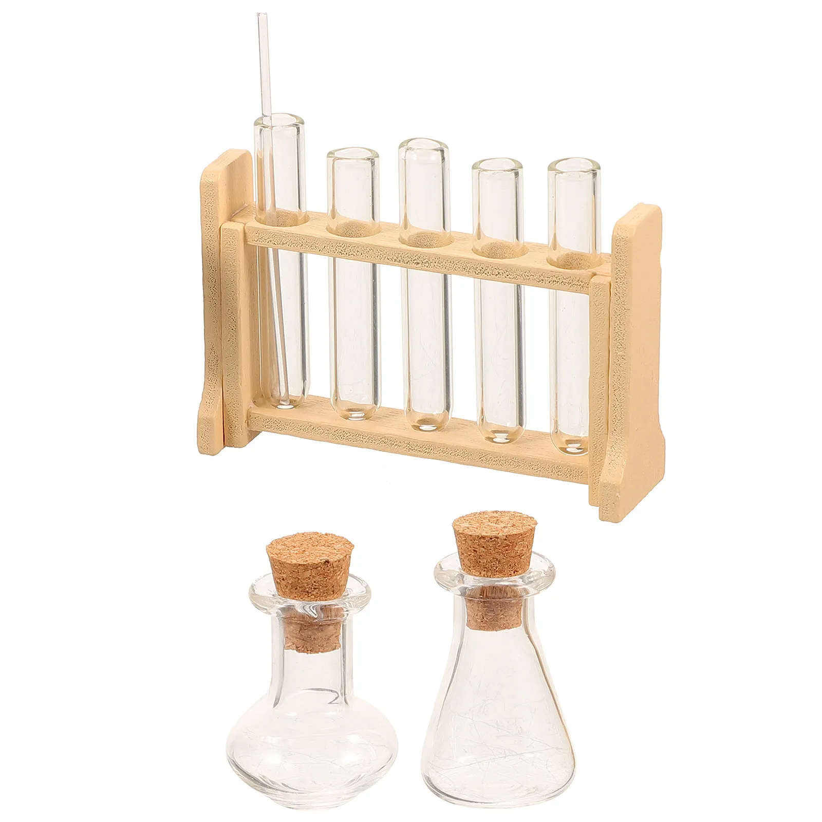 

1Set Miniature Micro Tube Rack Transparent Stable Material Educational Experiment Accessory for Laboratory Photo Prop
