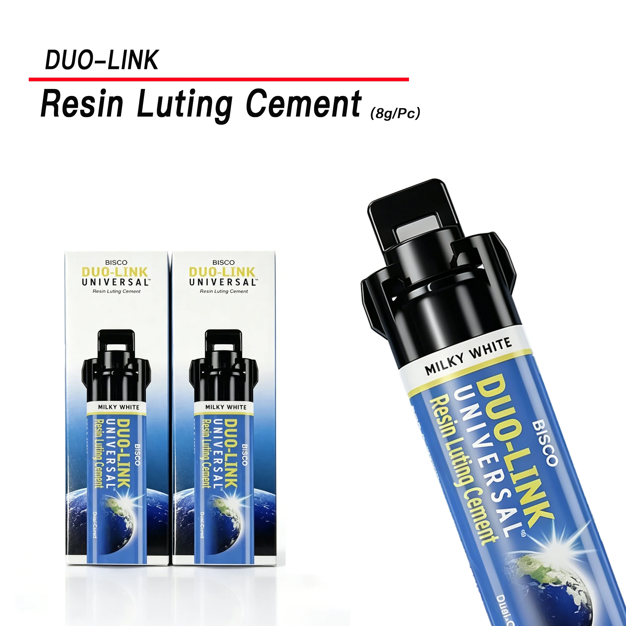 8g/Pcs Dental BISCO Dou-Link Resin Luting Cement Syringe Whitening Bonding Repair Filling Nursing Material Dentistry Supplies view 4
