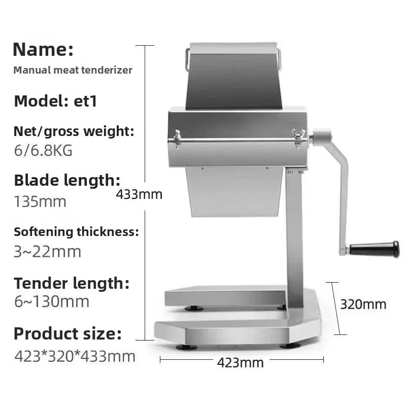 Elektrische Fleischklopfer-Fleischpresse
