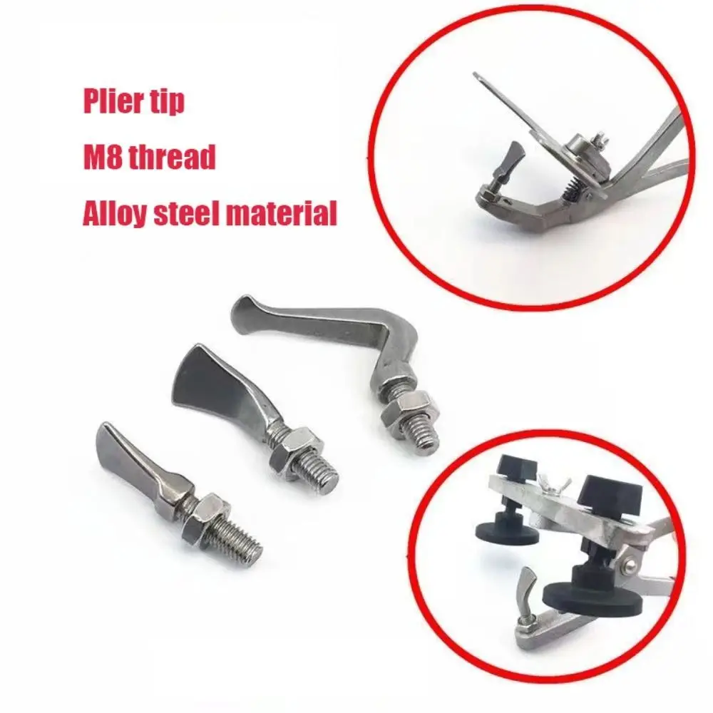 

3 Pcs Crimp Plier Flat Pliers Accessories Head Replacement Car Dent Repair Mechanics Easy To Install Plate Repair Tool Body Edge