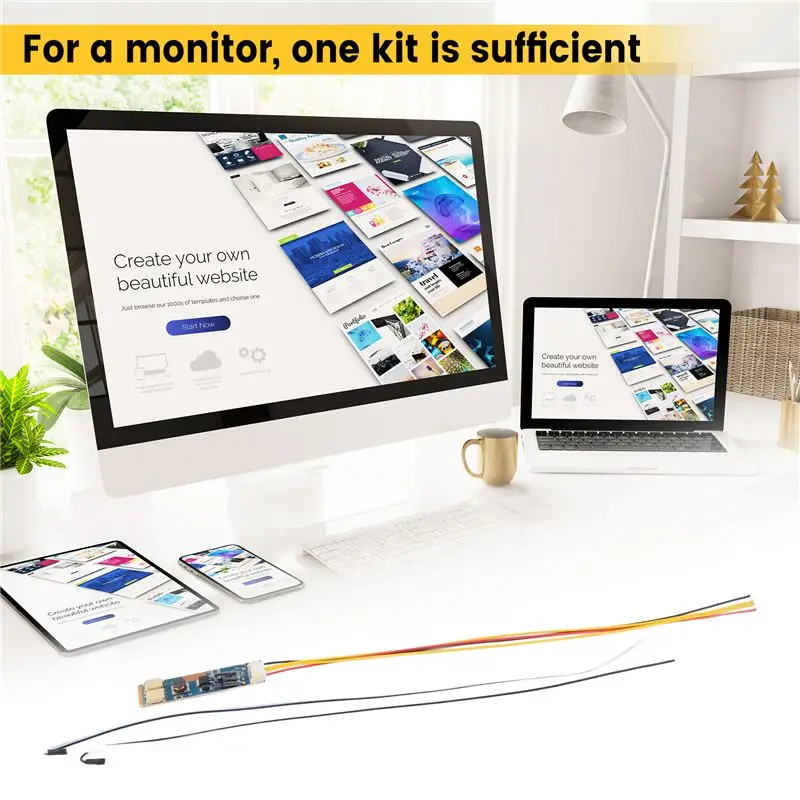 Exquisite-450Mm Led Backlight Strip Kit Update 20 Inch 20 Inch CCFL LCD Screen For LED Monitor