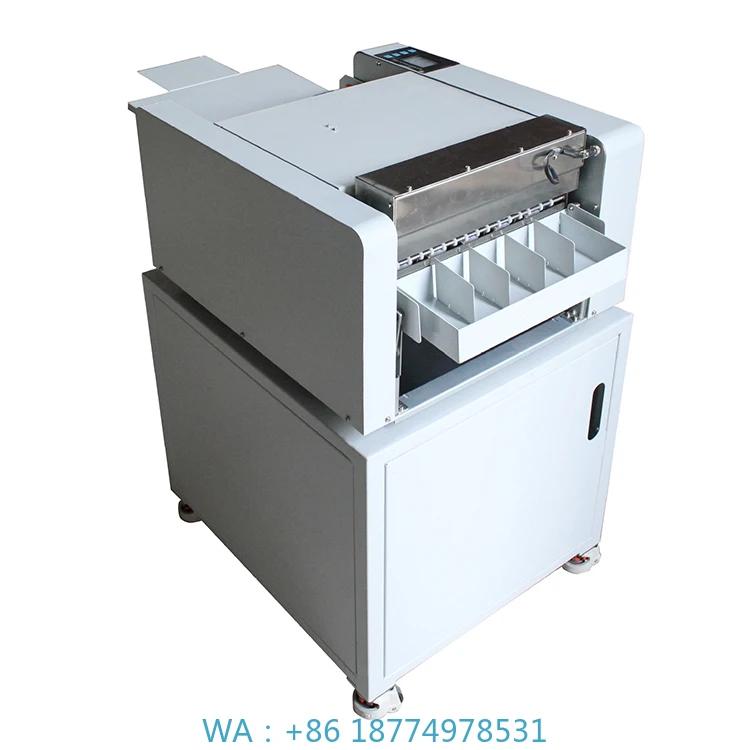 pvc Id Card Die Cutting Machine/ Electric Name Card CutterAuto Feeding Business Card Slitter/