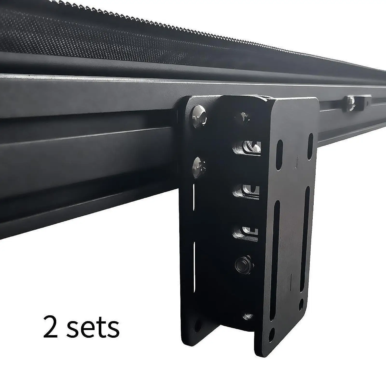 Sturdy Steel Awning Bracket Universal Mounting Kit for Vehicle Roof Rack Camping Road Trip Overland