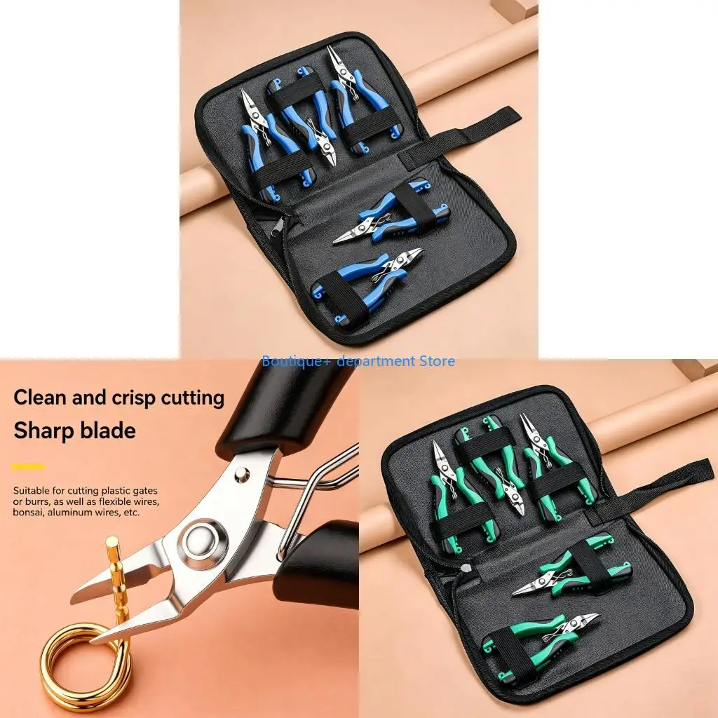 E1PD Handheld Stainless Steel Trimming Pliers Perfect For Small Scale Crafting Tasks