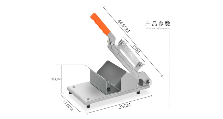 Frozen Mutton Beef Meat Slicer/ Manual Meat Slicing Machine/ Sausage Slicer