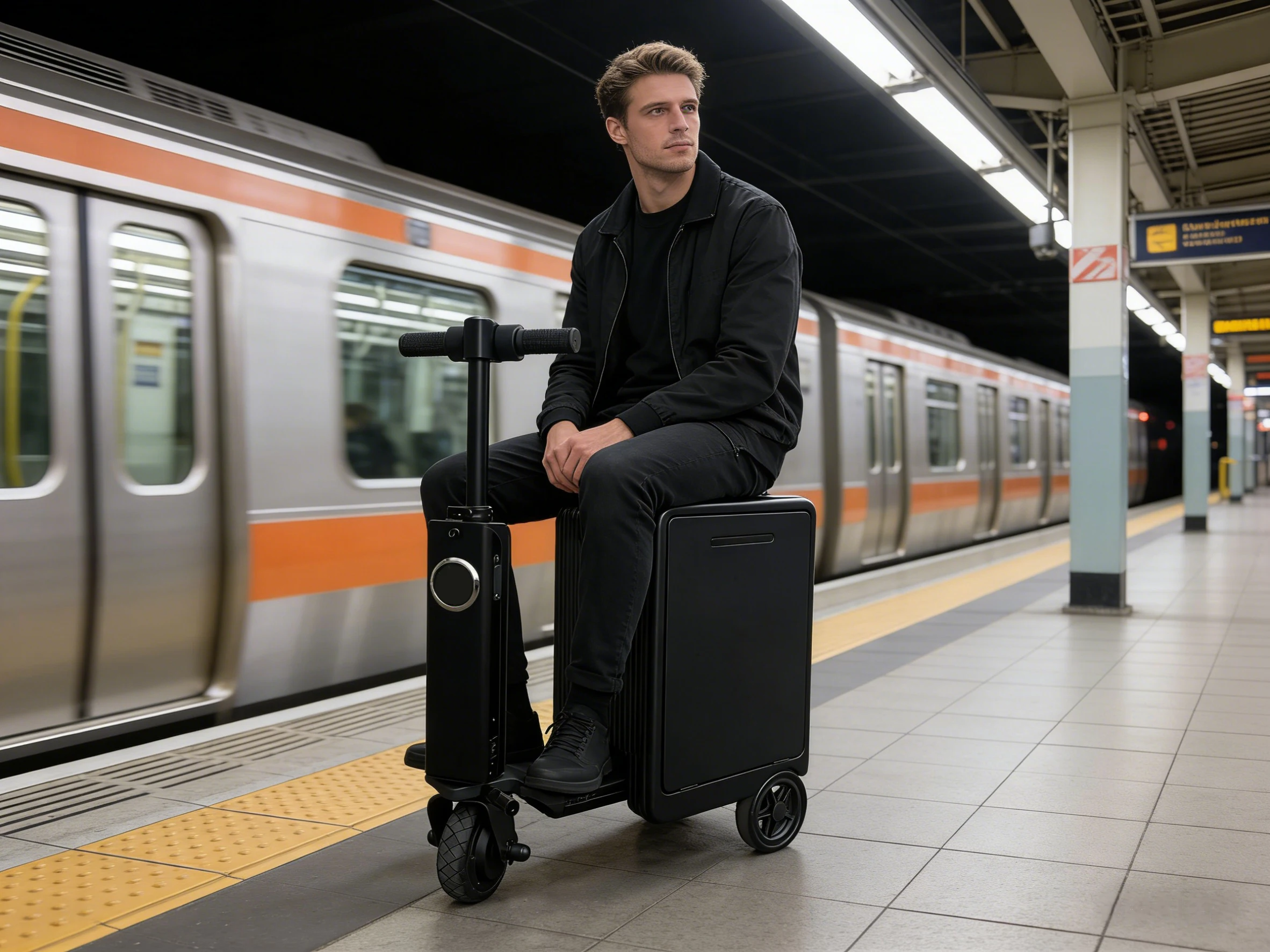 

Футуристический умный чемодан 2026 года, алюминиевый серебристый чемодан для ручной клади с управлением через приложение и GPS-трекингом, замок TSA, одобрен для авиаперелетов