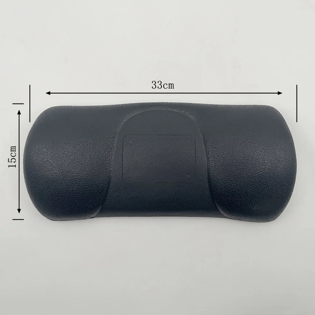 PU-Coated Spa Pillow for Bathtubs with Waterproof Protection Neck-Cradling Foam Shape and Suction Mounts for Repeated Use