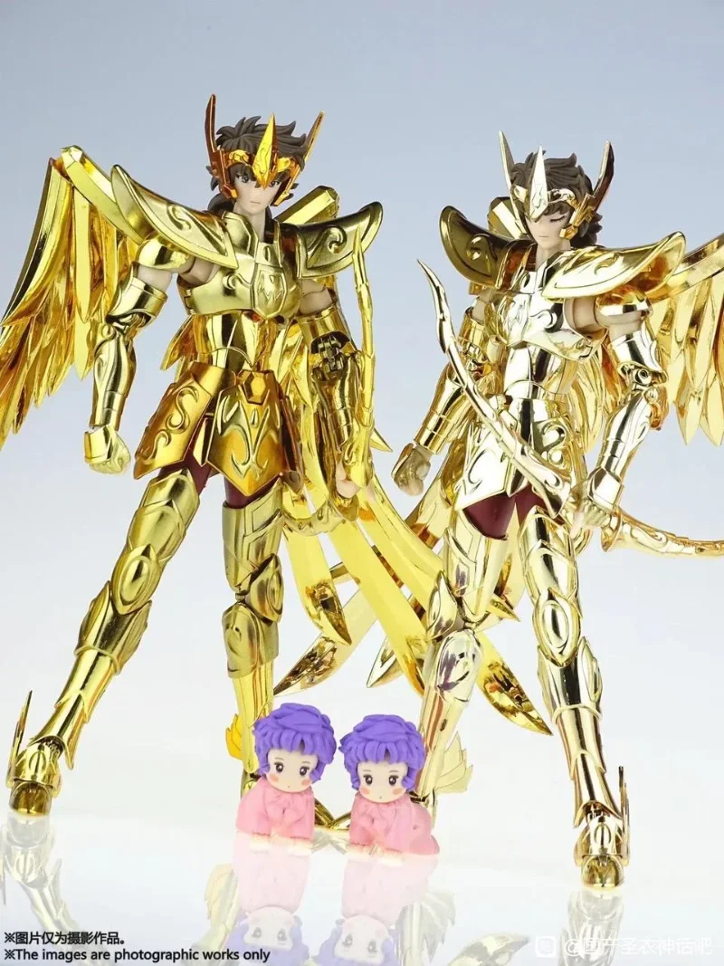 

JM.MST Saint Seiya Myth Cloth EXM Sagittarius Aiolos With Baby Athena 24K Hades Knights of the Zodiac Action Figure In Stock