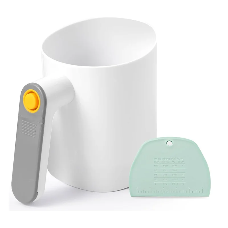 

ABVJ-электрический сито для муки, сито для муки на батарейках для выпечки со скребком для теста, эргономичная ручка, сито для муки