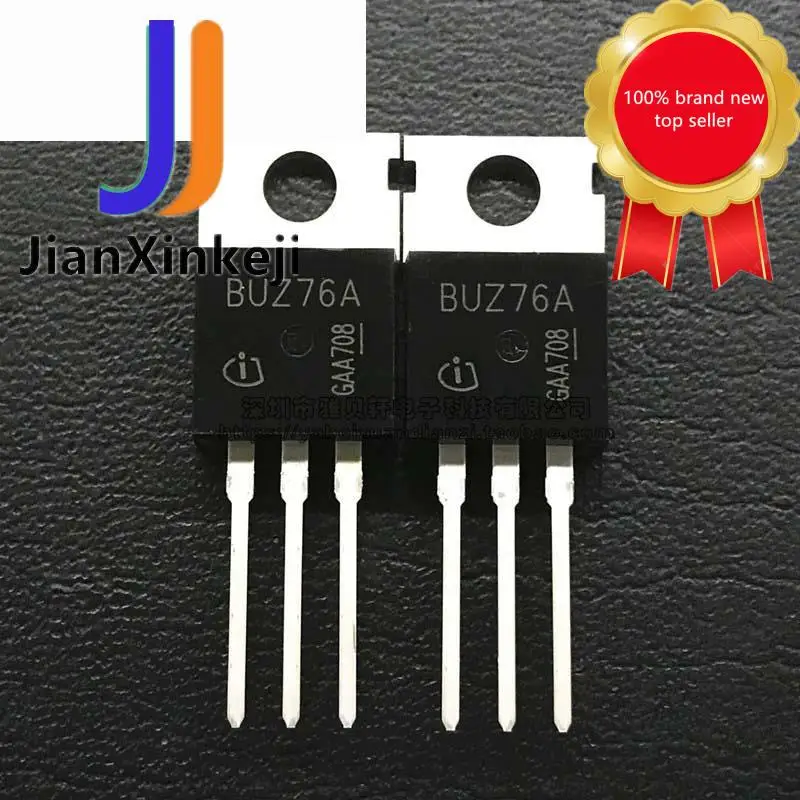 10pcs100% Asli New BUZ76A Field Effects MOSFET Tube N-channel 2.7A400V Straight Plug TO-220 Tersedia