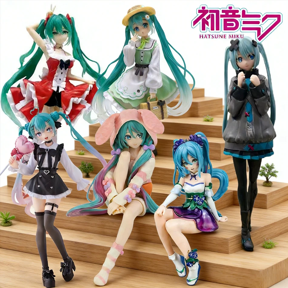 

Фигурки Хацунэ Мику: Аниме-мерч, Модели красивых девушек, Украшения для дома, Подарки для девочек, Декор для интерьера